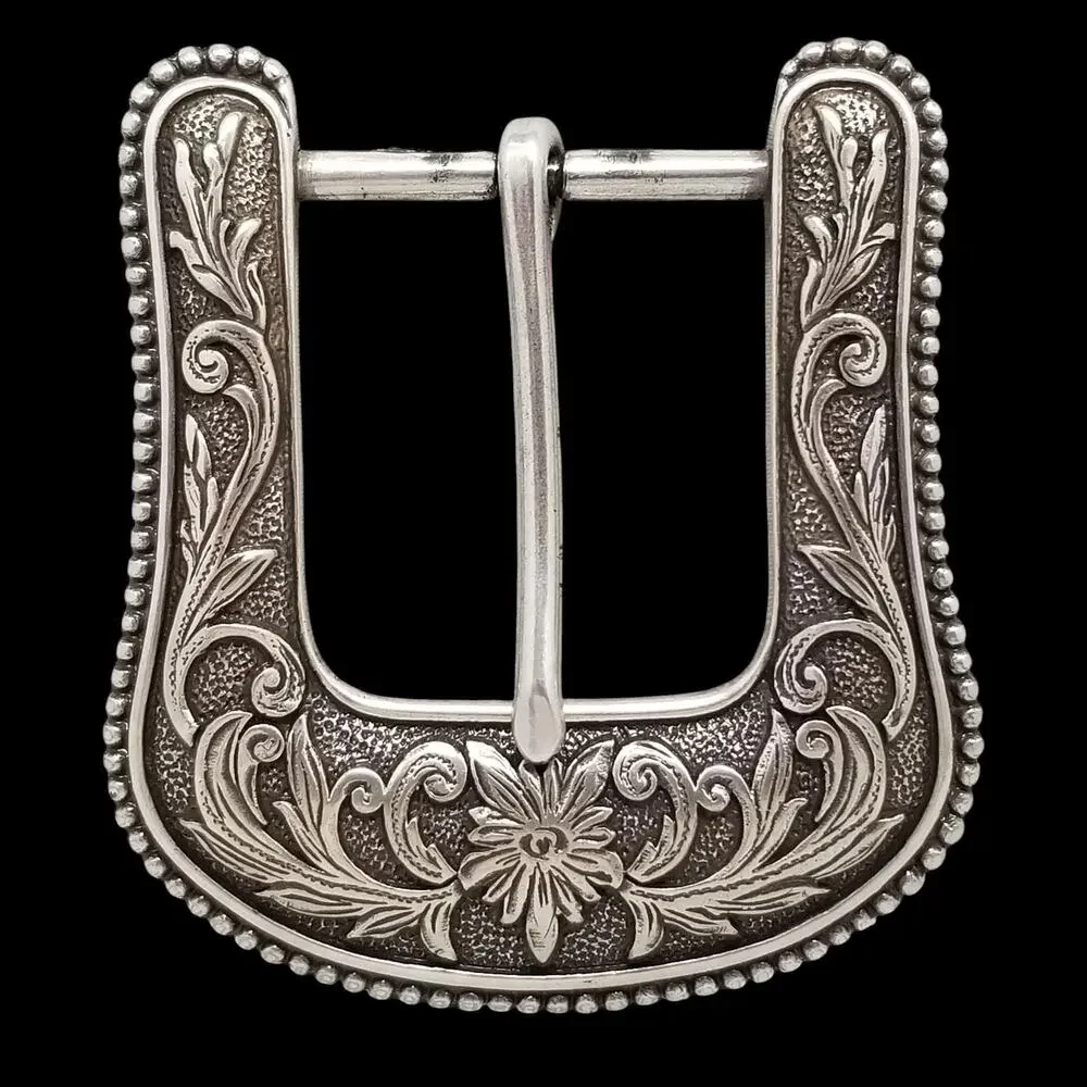 Belt Buckle ARIAT Pin Buckle Dress Up Western Filigree 3 inch Wide Rope Edge USA